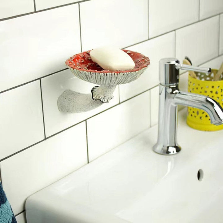 Lisslune | Mushroom Shape Floating Resin Wall Shelf