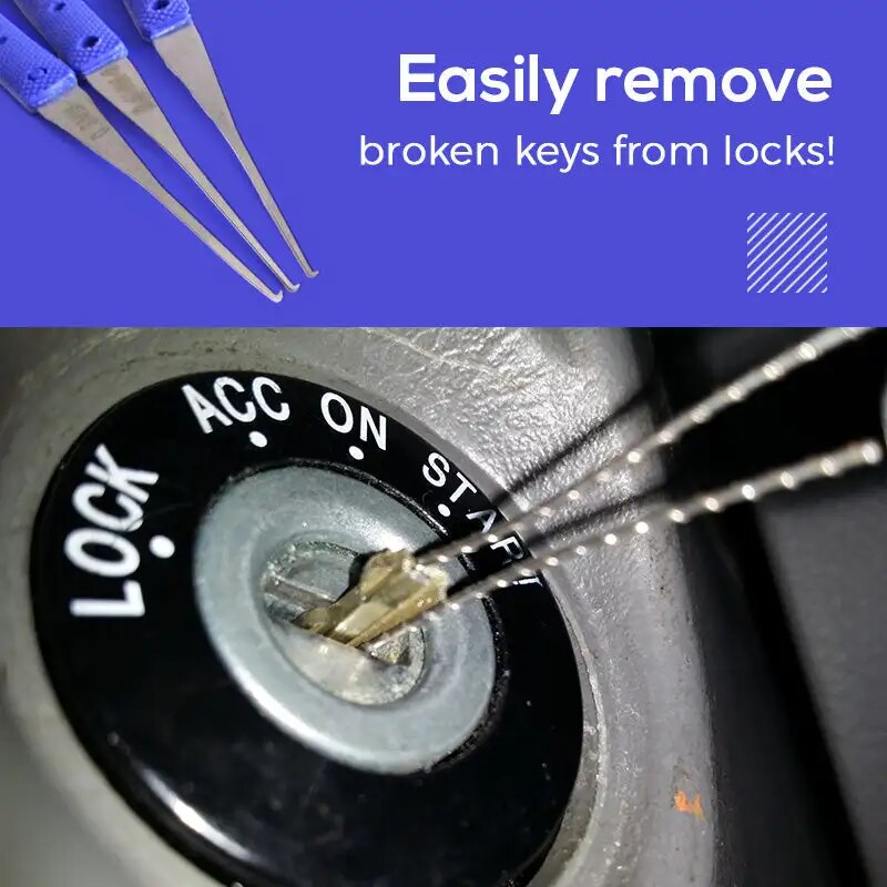 Lisslune | Lock Fixer Car Broken Key Professional Repair Set