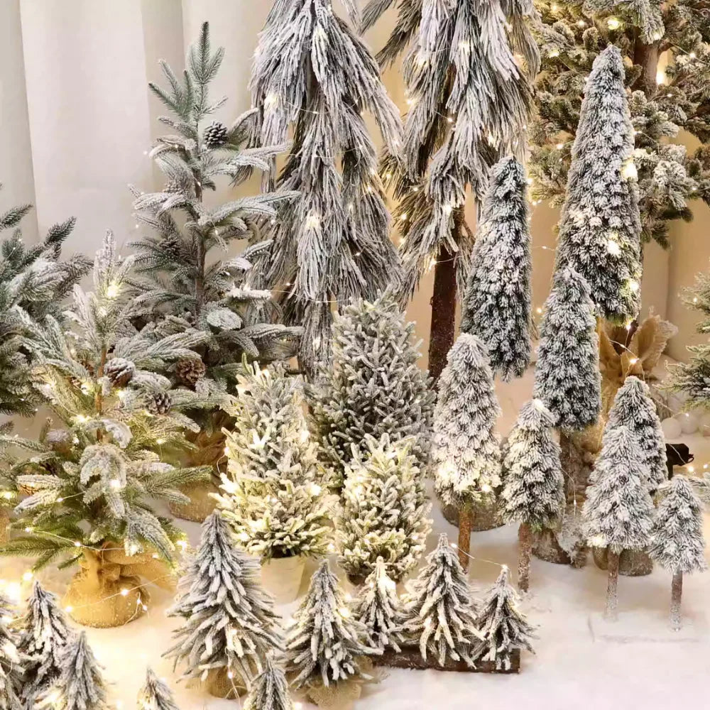 Rynx | Mini PE Christmas tree decoration Pine Topping Table Christmas tree Christmas home Party Wedding decoration New Year's gift