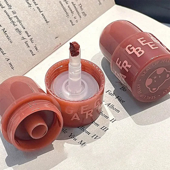 Rynx | Mirror Clear Lipstick Bear Seal Lip Balm Waterproof Moisturizing Long-lasting No Fading Lip Gloss Makeup for Women Korean Cosmetics