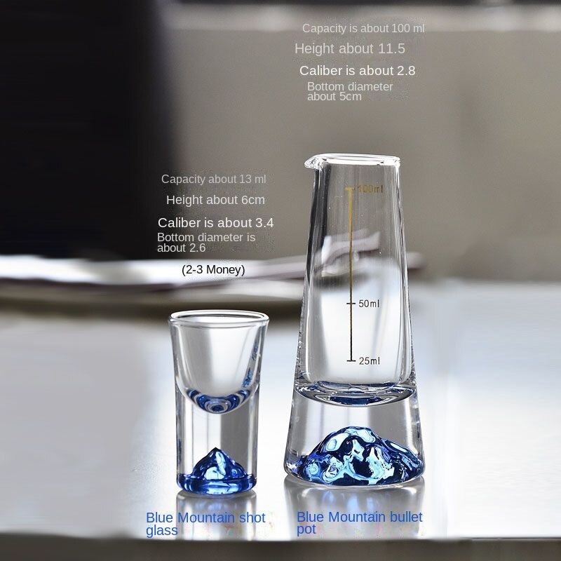 Lisslune | Japan Style Lead-Free Mountain Glass Set