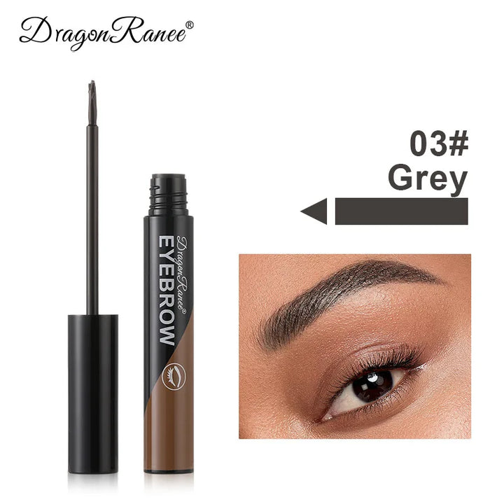 Rynx | Peel-off Eyebrow Gel Natural Eyebrow Tattoo Dark Brown Tint Makeup Waterproof Long-lasting Eyebrow Enhancer Liquid Gel Tear-proof Easy