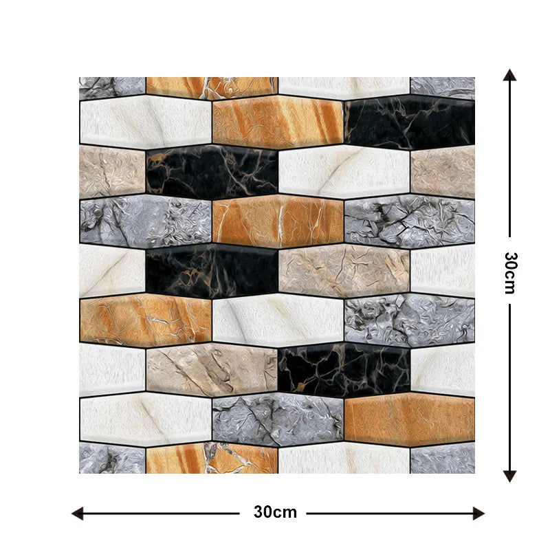 Lisslune | 3D Wall Brick Pattern Decal