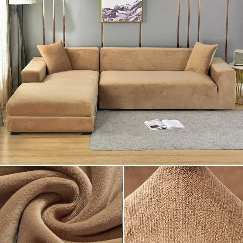 Lisslune | PlushFit - High-Quality Sofa Covers Made of Stretch Velvet
