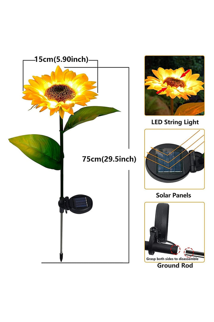 Lisslune | Solar Flower Garden Lights