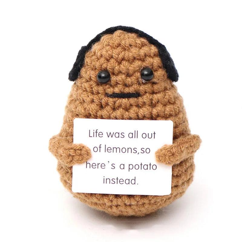 Lisslune | Shady Handcrafted Crochet Duck Ornaments for Emotional Support - Unique Home Decor and Perfect Christmas Gift