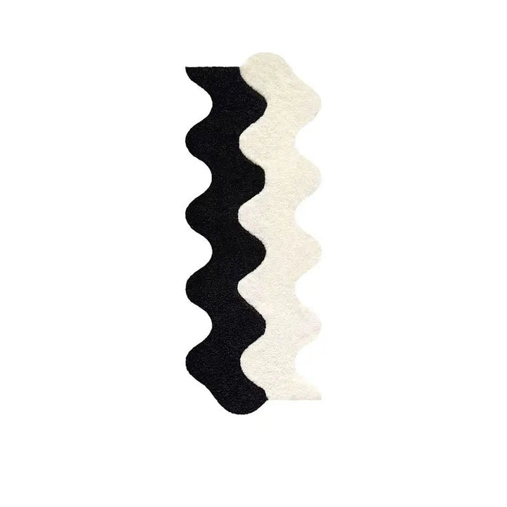 Rynx | Long irregular fluffy tufted rug room bed mat doormat non-slip bathroom rug entrance rug mats kitchen door mats