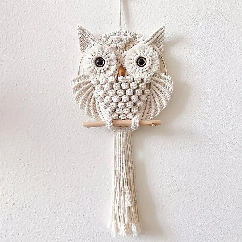 Lisslune | Macramé Owl Wall Hanging