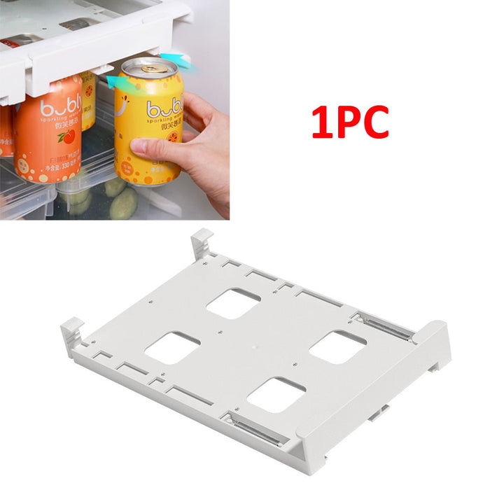 Lisslune | Refrigerator Beverage Organizer Slide Rack