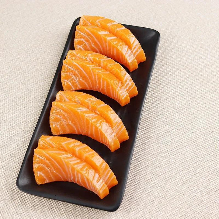 Lisslune | Authentically looking Japanese sushi model for decoration and photography - salmon and tuna food props