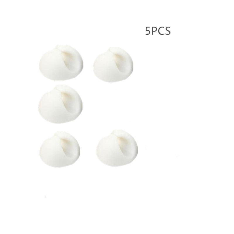 Lisslune | Silicone Cable Organizer Set: 5-Pack for tangle-free management