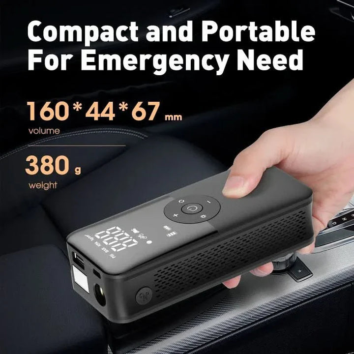 Lisslune | Portable tire inflator with battery for car & bicycle