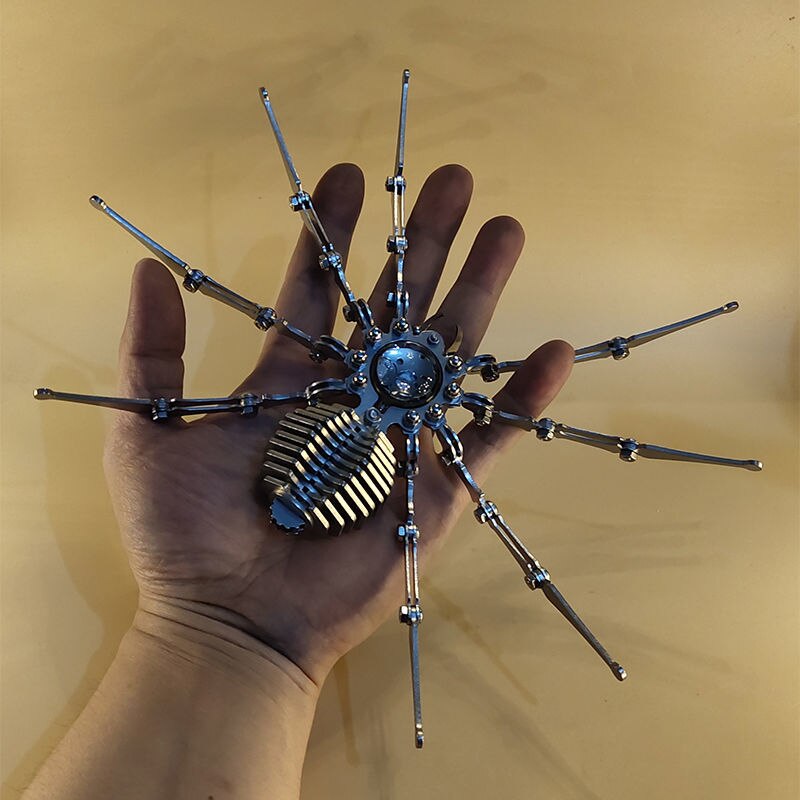 Lisslune | Robot spider Stainless Steel Mechanical Clock
