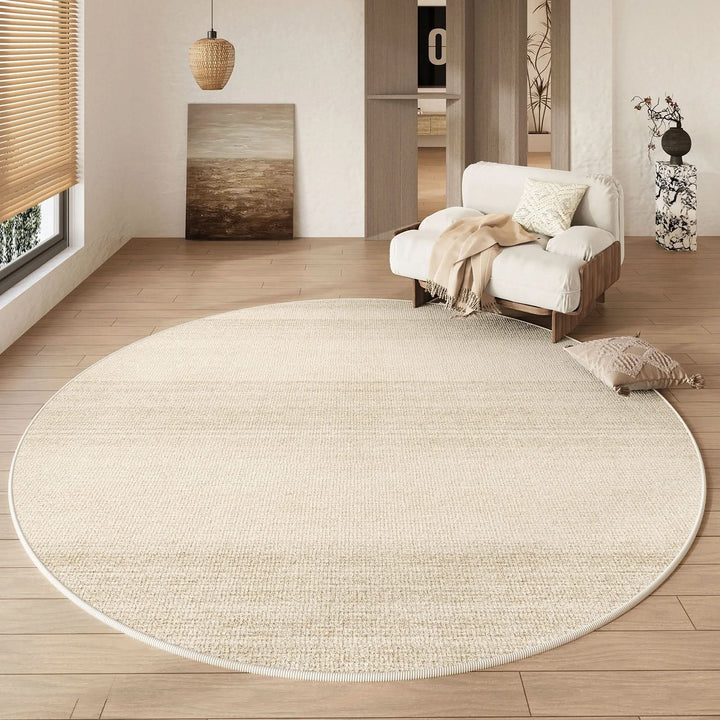 Lisslune | Wabi Sabi Round Rug Waterproof Non-Slip for Living Room Bedroom