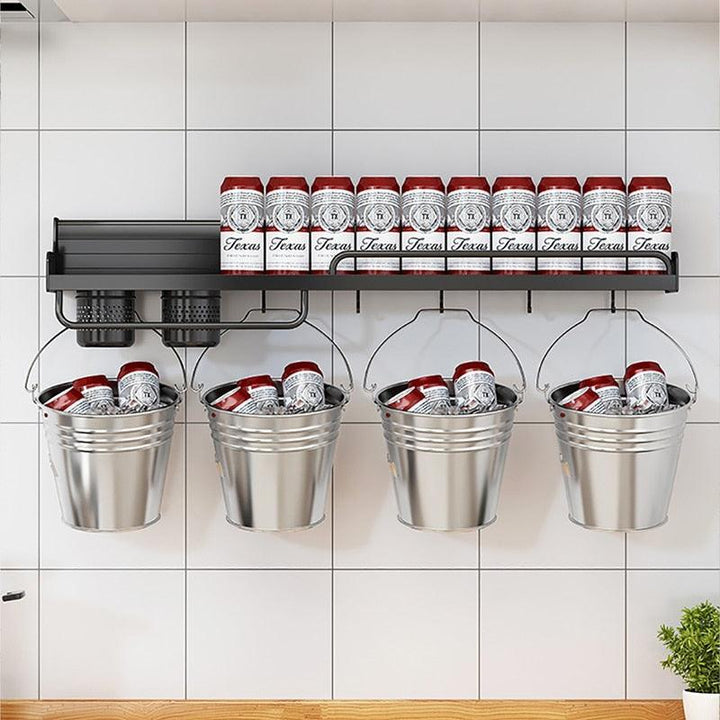 Lisslune | Slim adjustable aluminum kitchen organizer for effortless elegance