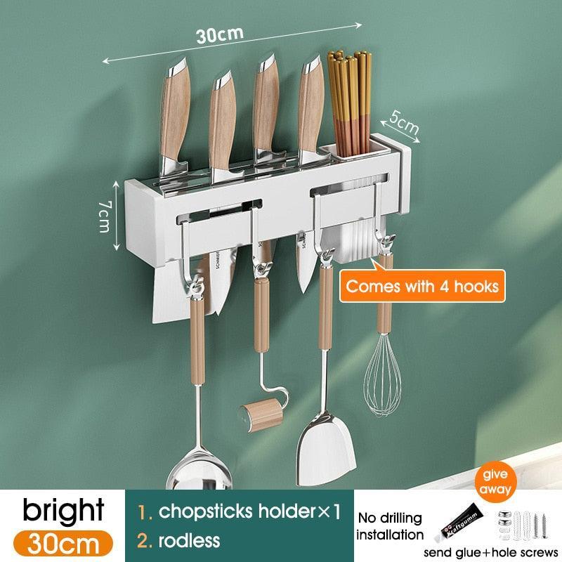 Lisslune | Slim adjustable aluminum kitchen organizer for effortless elegance