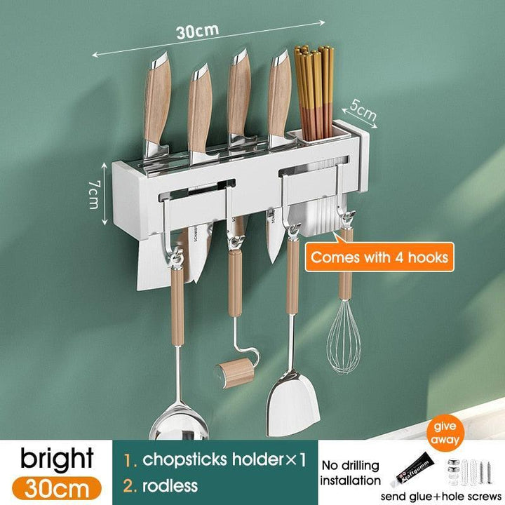Lisslune | Slim adjustable aluminum kitchen organizer for effortless elegance