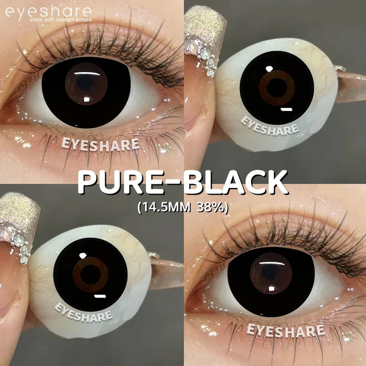 Rynx | Halloween lenses cosplay colors contact lenses for the eyes 1 pair black eye lens colored contact lenses white contact lenses blue lenses