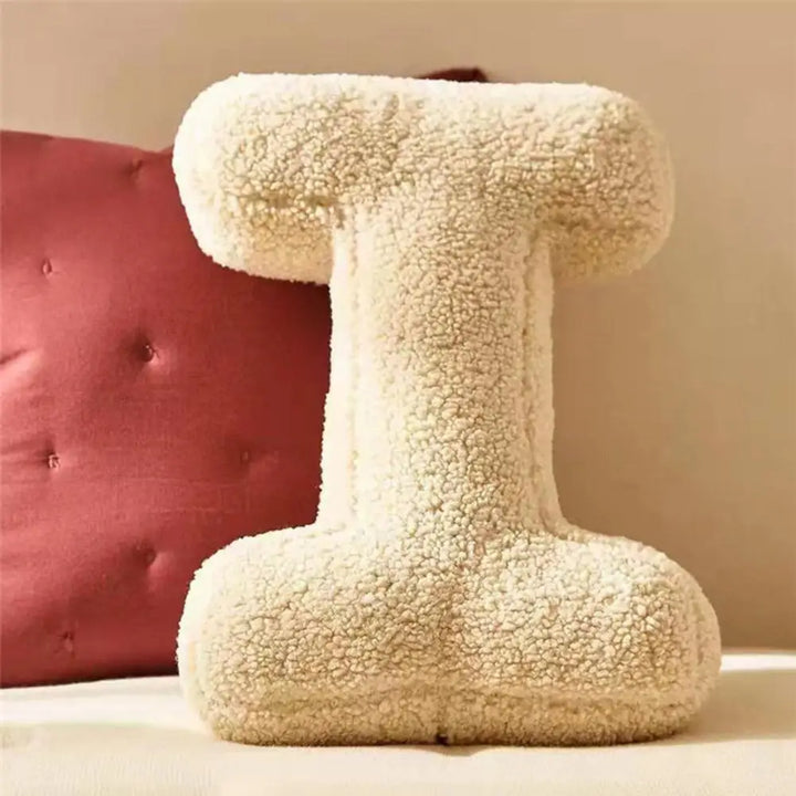 Lisslune | Alphabet Cushion Velura – Soft Velvet Decorative Cushion in Every Letter of the Alphabet