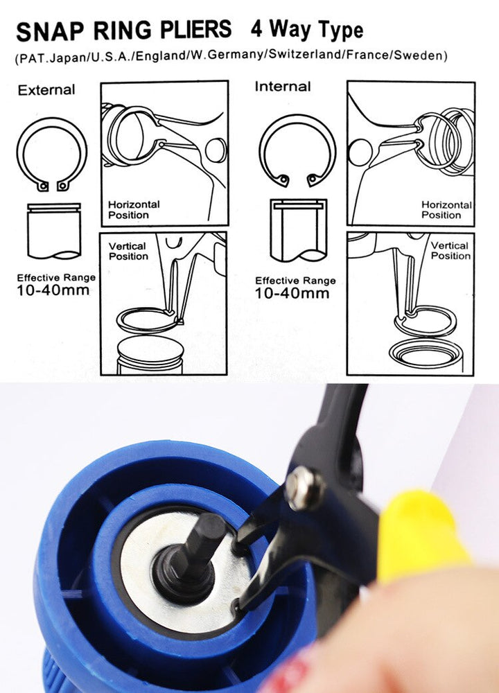 Lisslune | 2in1 Snap Ring Pliers Tool