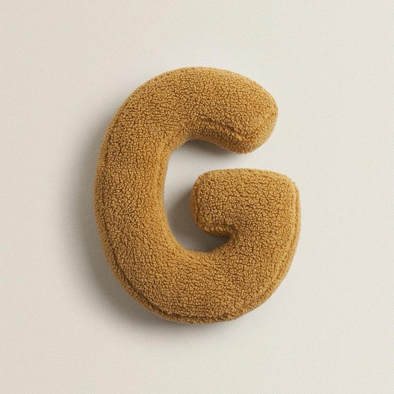 Lisslune | Delightful English Letters Plush Cushion - Cozy Home Accessory