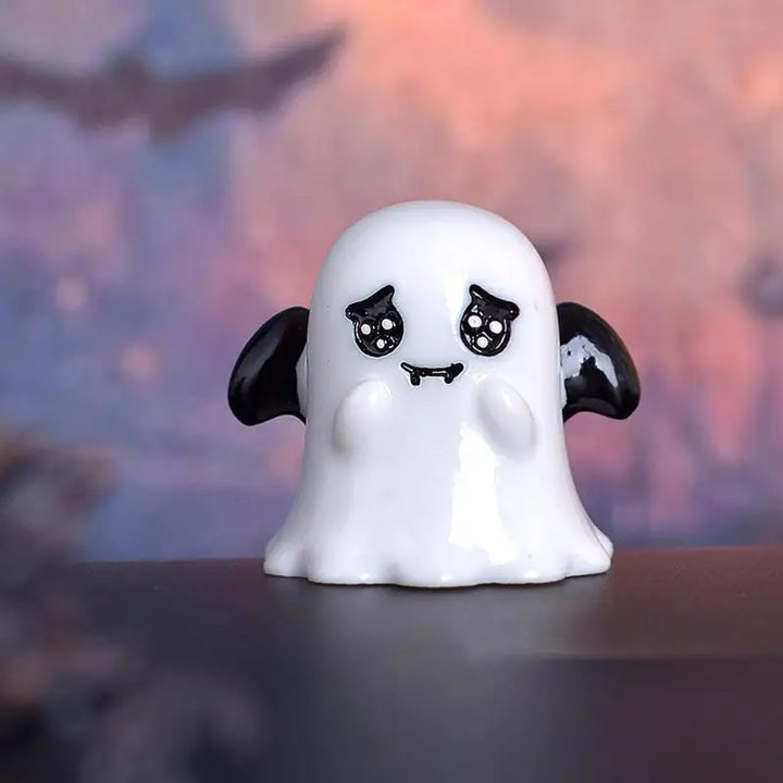 Rynx | Halloween Micro Landscape Miniature Figures Resin Craft Mini Fairy Garden Ornaments Cute Pumpkin Ghost Vampire Decoration