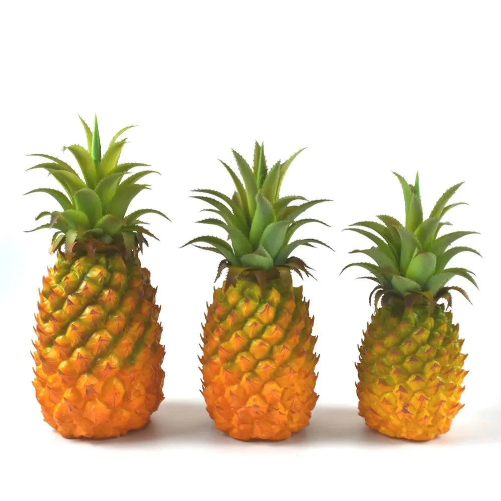 Lisslune | Vibrant Large Foam Yellow Pineapple for Craft and Decoration Displays