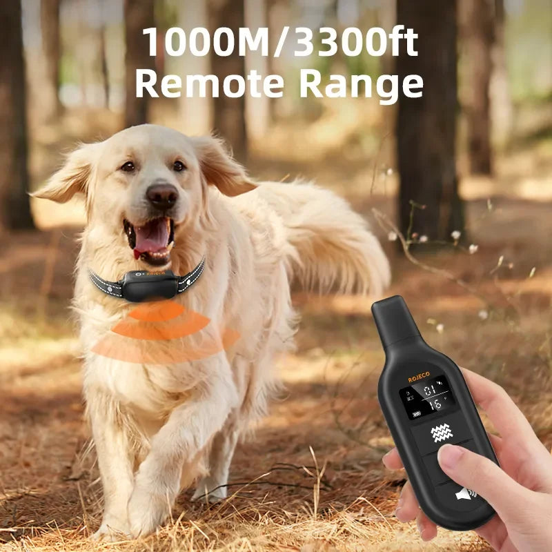 Lisslune | ProTrain – Rechargeable Waterproof Dog Training Collar with Remote