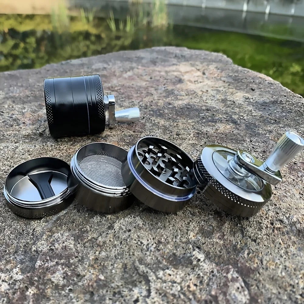 Lisslune | Nut and Hard Spice Mill - Hand tool for grinding nutmeg, ginger, rock salt, and peppercorns