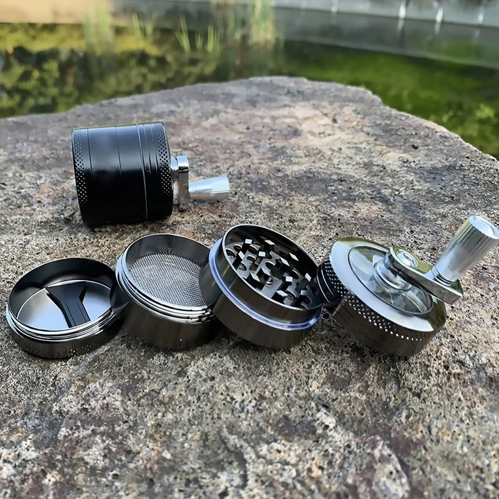 Lisslune | Nut and Hard Spice Mill - Hand tool for grinding nutmeg, ginger, rock salt, and peppercorns