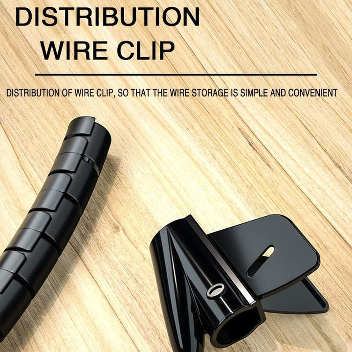 Lisslune | Cable Management Spiral Organizer for a tidy workplace