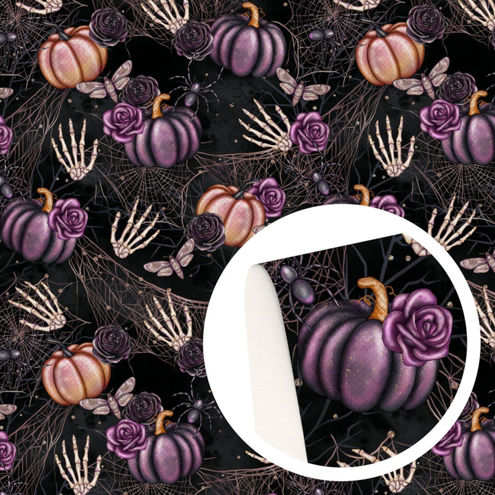 Lisslune | Halloween-themed leather craft sheets - ghost & pumpkin designs for DIY projects