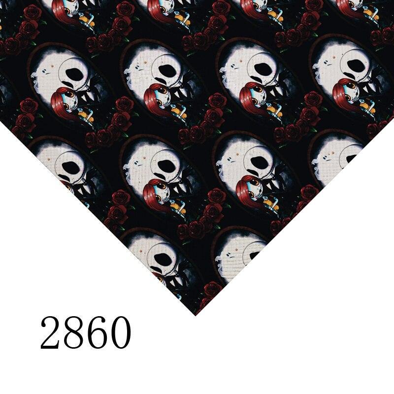Lisslune | Cartoon-inspired Jack and Sally PVC Kunstleder sheet - A4 size