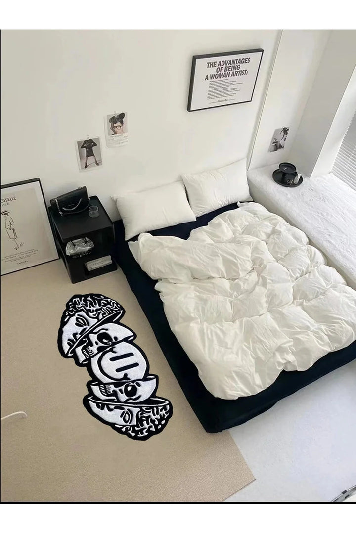 Lisslune | Skull Black Carpet