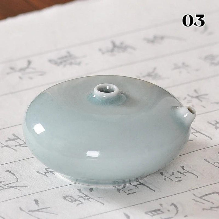 Lisslune | Artisans Water Drop Ceramic Ink Stone for Creative Inspiration