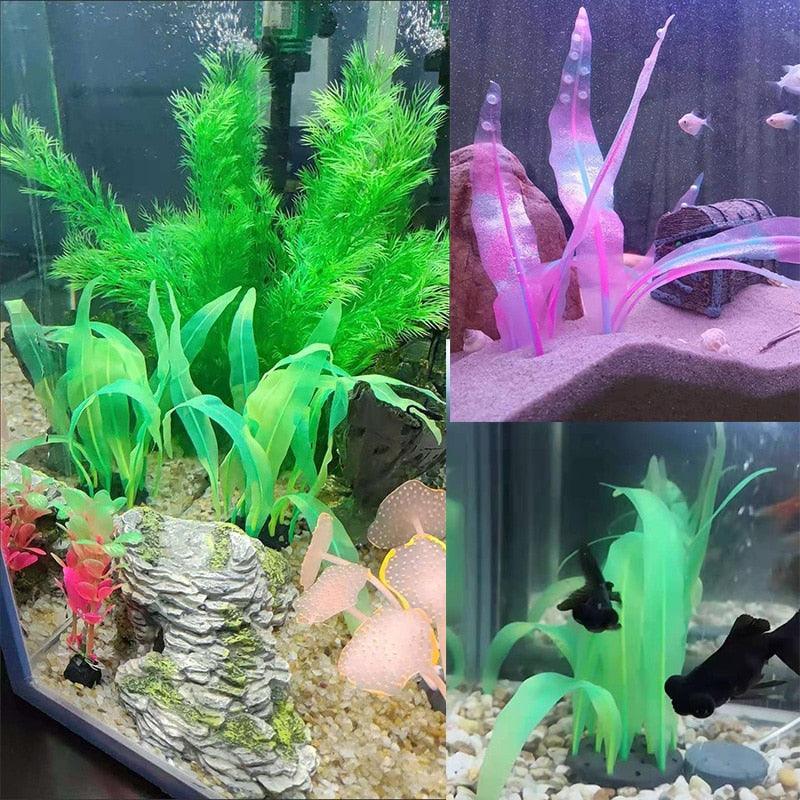 Lisslune | Vibrant Artificial Algae Ornament for Aquatic Environments