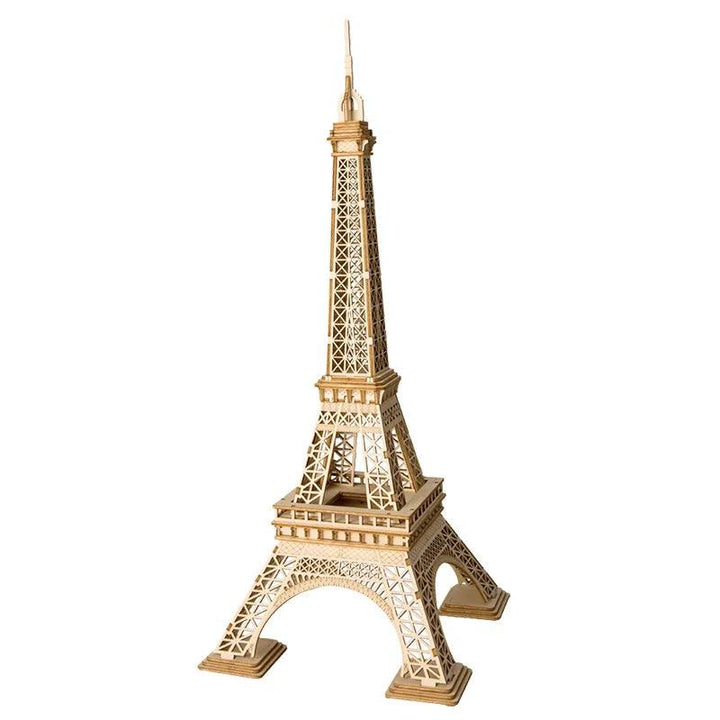 Lisslune | 3D Architectural Wooden Puzzle Set: Build Big Ben, Tower Bridge & Five-Story Pagoda