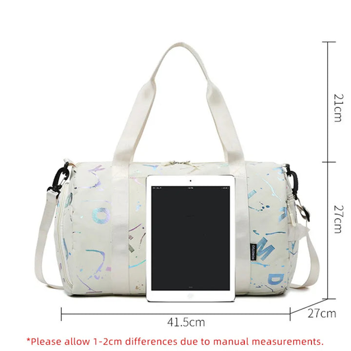Lisslune | FlexiZen Sports Bag with Shoe Compartment and Stylish Design – Water Repellent