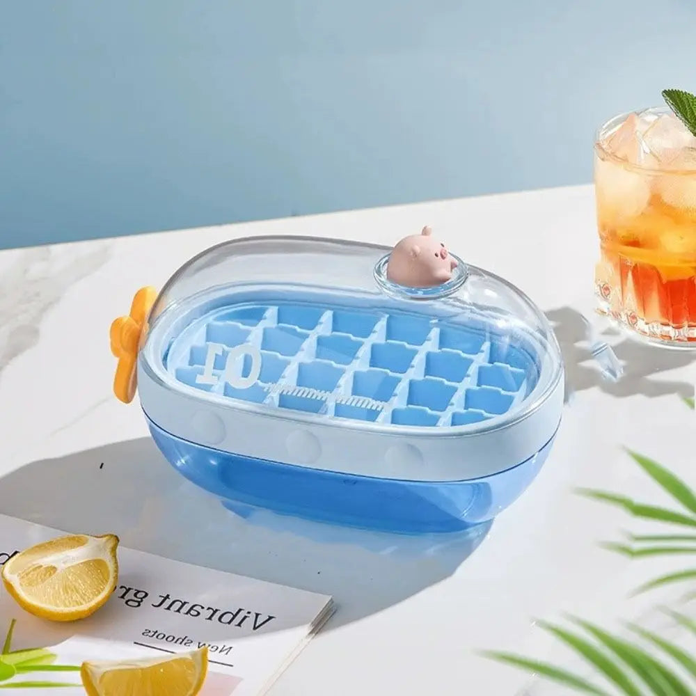 Lisslune | Cute Cartoon Rotating Knob Ice Cube Tray
