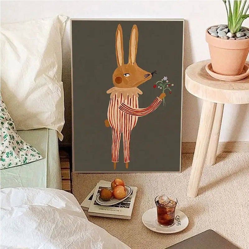 Lisslune | Vintage Cartoon Canvas Art