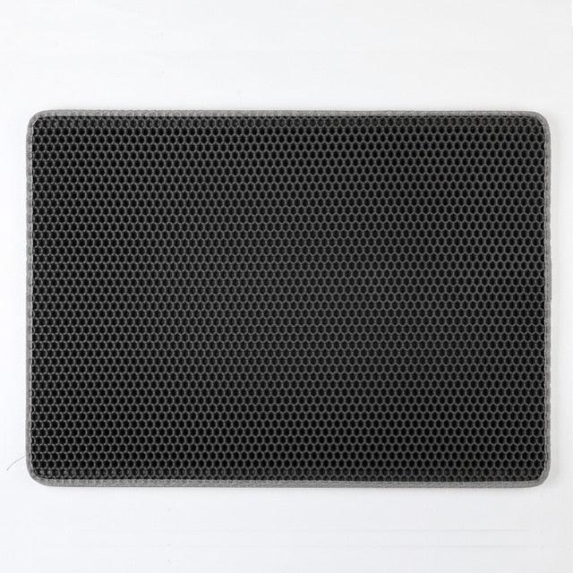 Lisslune | Ultimate Clean Cat Litter Catch Mat: Innovative Dual-Layer Design for Maximum Hygiene