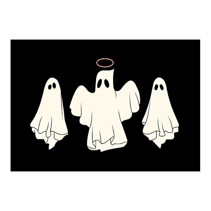 Lisslune | Charming Haunted Theme Anti-Slip Playroom Rug for Kids - Perfect for Halloween Fun!