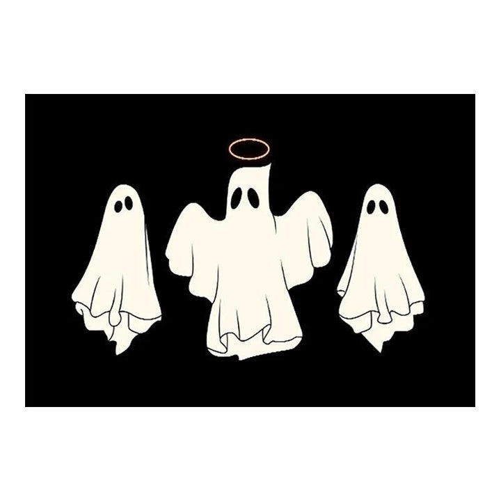 Lisslune | Charming Haunted Theme Anti-Slip Playroom Rug for Kids - Perfect for Halloween Fun!