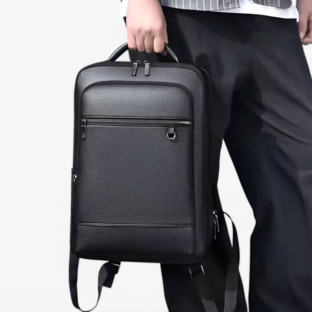 Lisslune | MobilLux Leather Rucksack – For work, travel & modern mobility