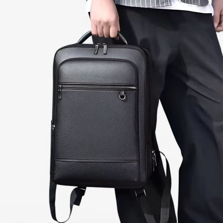 Lisslune | MobilLux Leather Rucksack – For work, travel & modern mobility