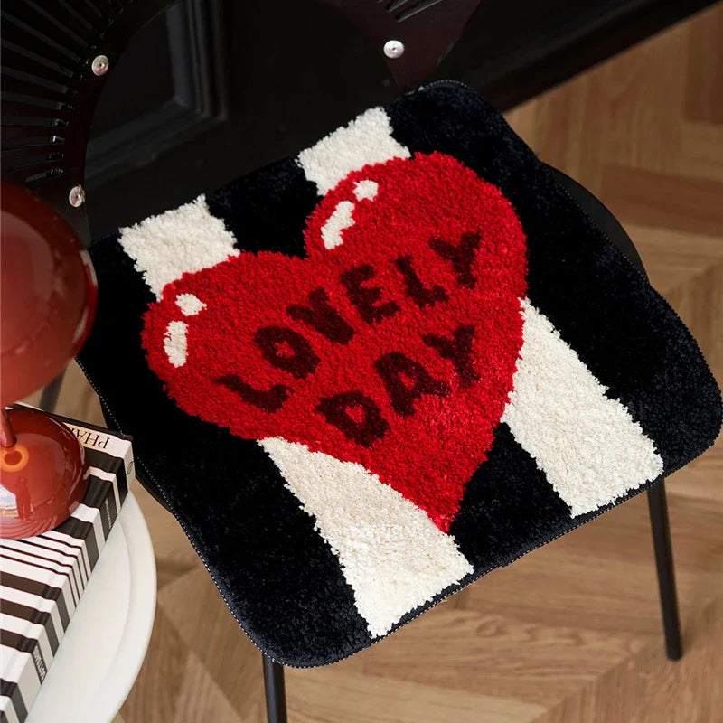 Rynx | Beautifully padded seat cushion Soft Round Square Floral Coffee Egg Chair Sofa Pad Home Office Warm Decor for Autumn Winter 40x40cm