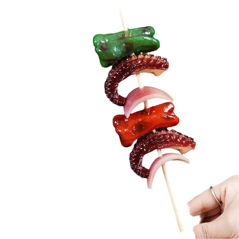 Lisslune | Realistic Barbecue Simulation Skewers for Creative Cooking Displays and Fun Play