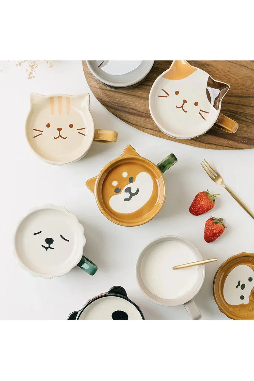 Lisslune | Cartoon Cat Coffee Mug