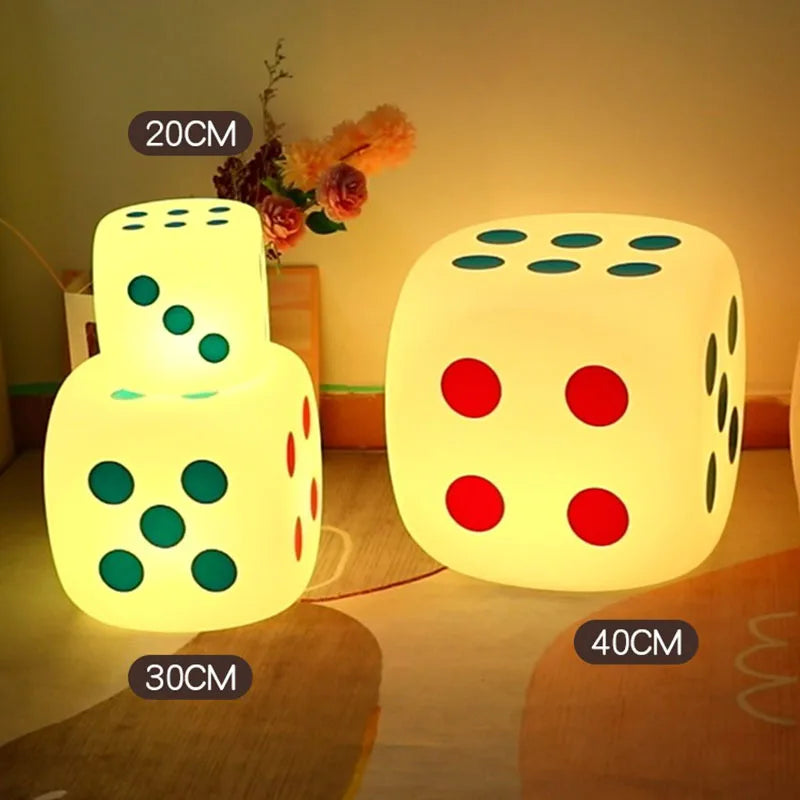 Lisslune | Huge Dice Bedside Atmosphere Floor Table Lamp