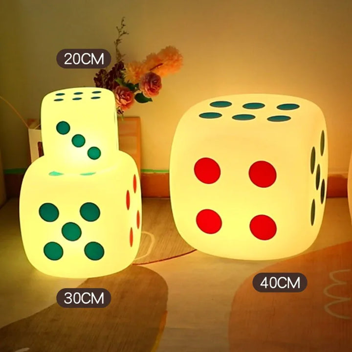 Lisslune | Huge Dice Bedside Atmosphere Floor Table Lamp